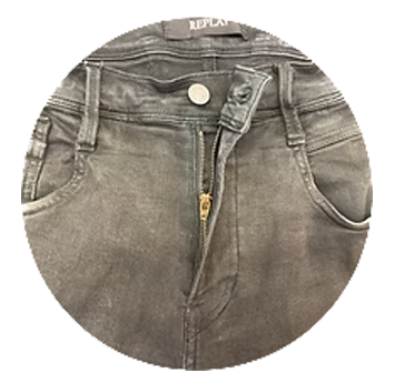dragkedje jeans